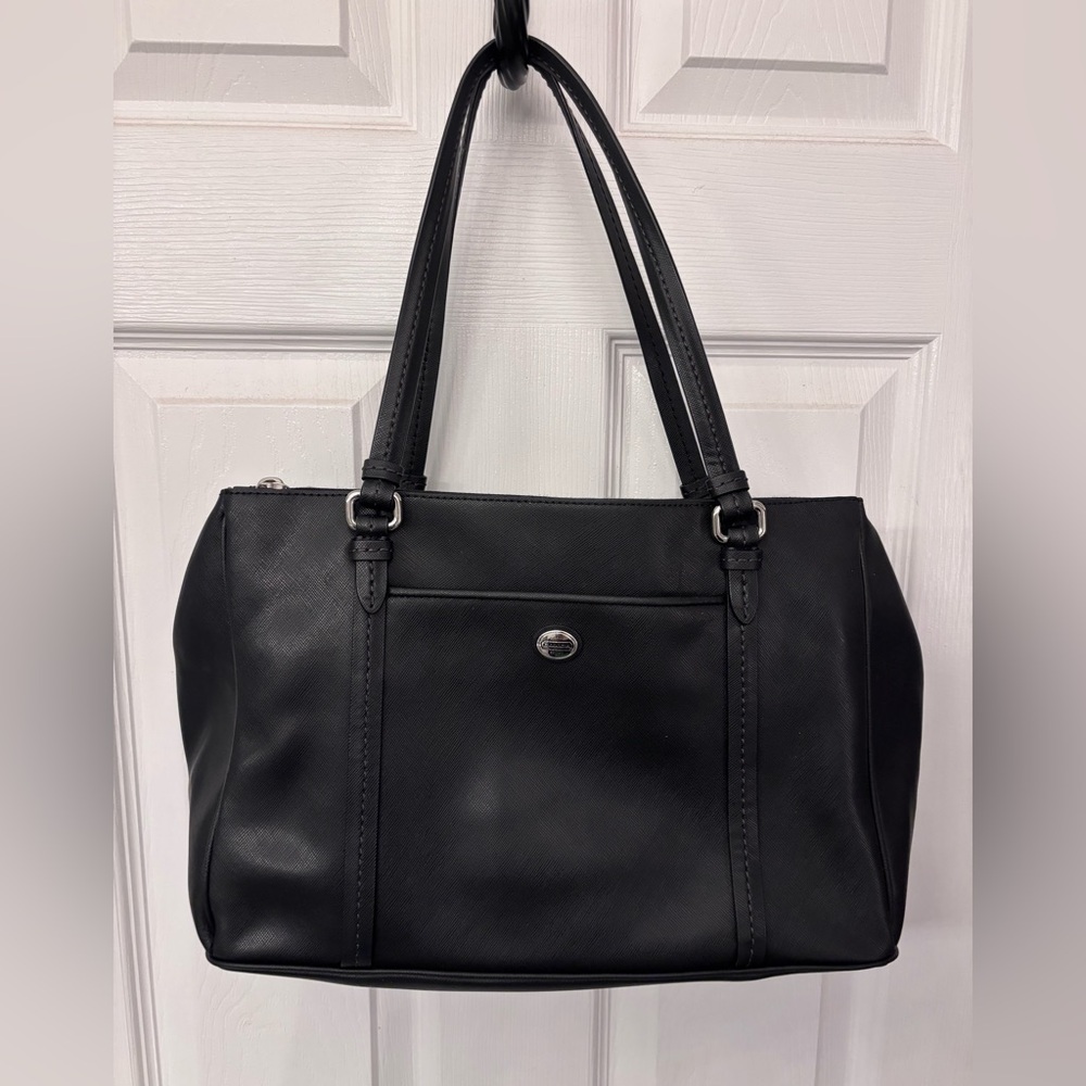 Coach Peyton Leather Jordan double zip carryall bag - Picture 2 of 11